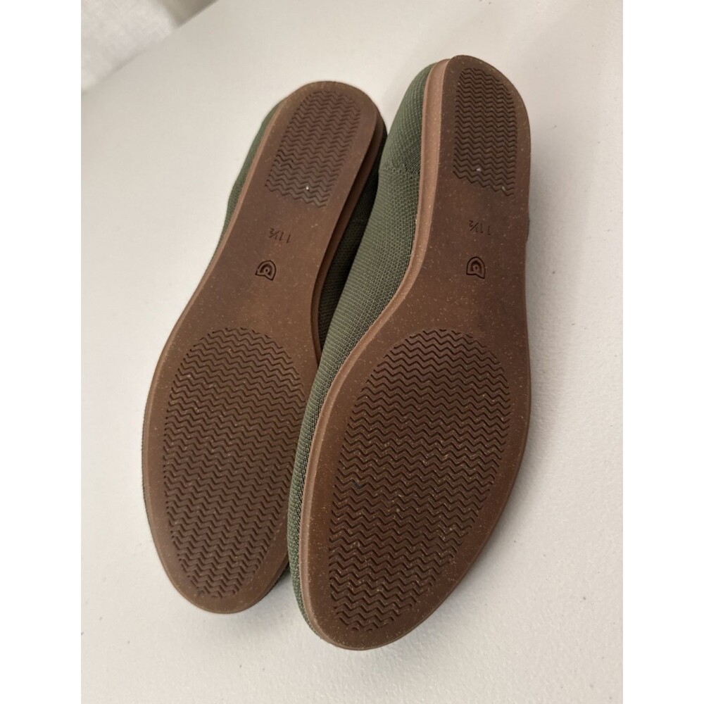 Rothy’s The Loafer Flats Olive Green Cyprus Size 11.5 Casual Comfort - Picture 9 of 14
